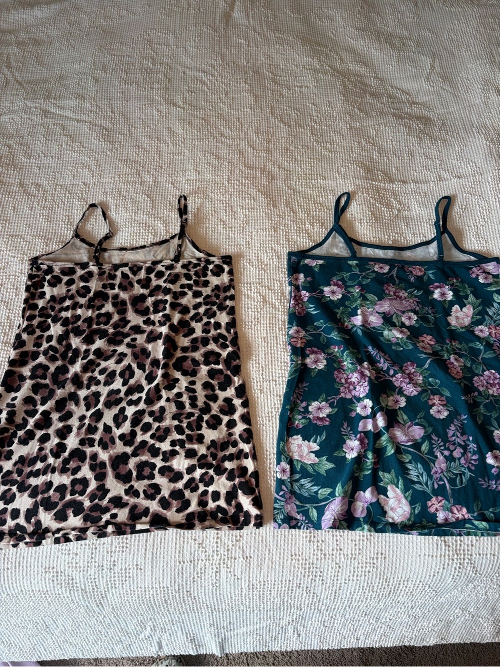 Torrid Floral and Leopard Print Tank Tops Leopard Size 0 & Teal Floral Size 1 - Picture 6 of 6